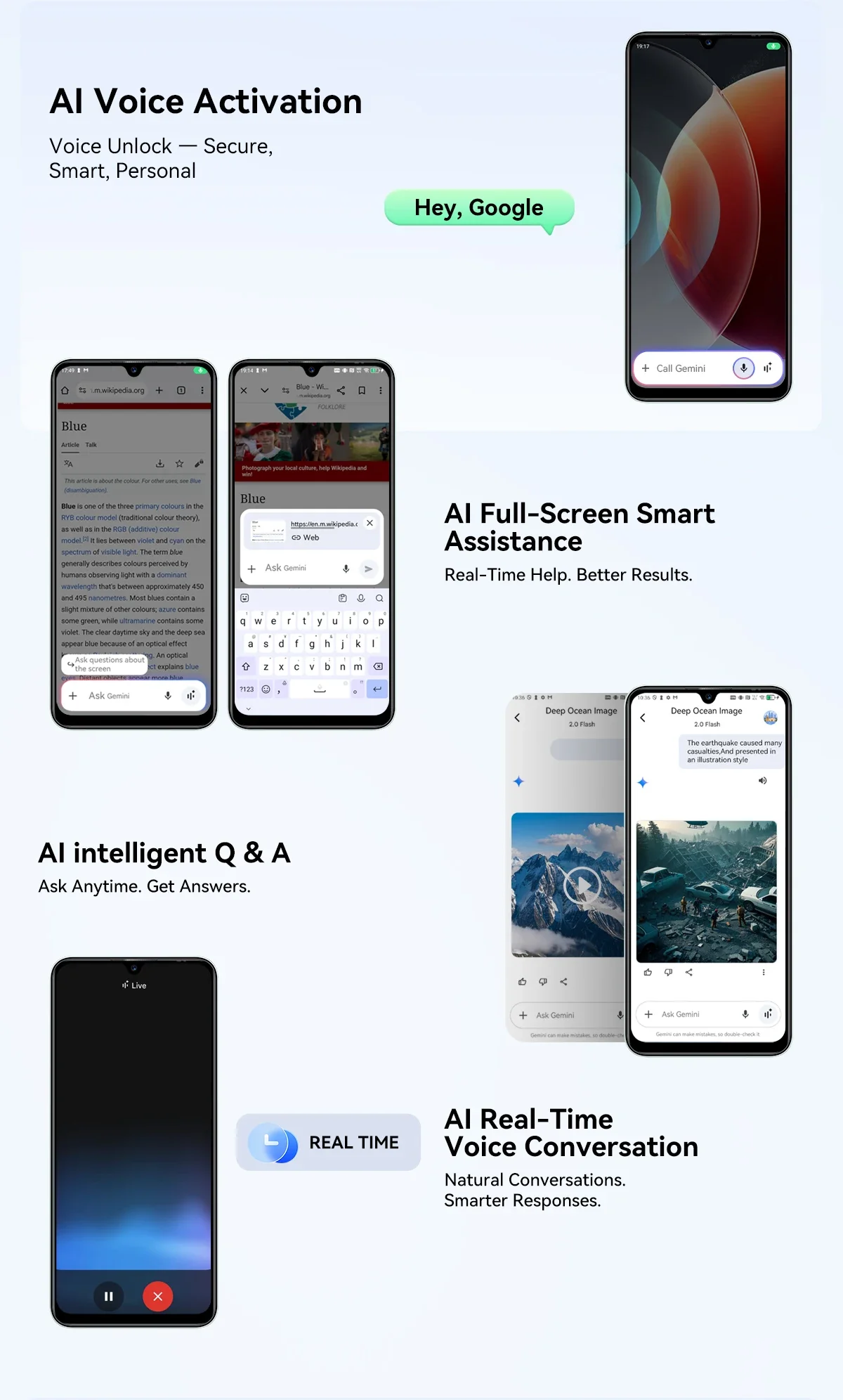 Blackview Wave 10C Smartphone, 6.88 Inch HD+ IPS Screen,4GB RAM+32GB ROM, Ultra Thin 9.1mm Lightweight 205g Mobile Phone, 32MP Main Camera, 1080P FHD Video Recording, 5000mAh Large Capacity Battery, Doke AI 2.0, Free TPU Protective Case