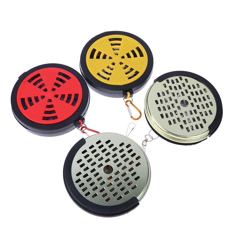 

Outdoor Mosquito Coil Pan Portable Hanging Indoor Mosquito Coil Holder Box With Cover Anti-mosquito Repellent Incense Plate