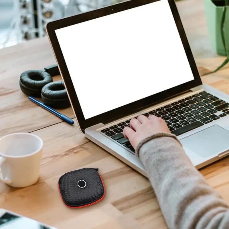 Estuche de transporte para auriculares, bolsa de viaje protectora dura EVA, absorción de impactos, Mini contenedor de Cable, organizador electrónico para teléfono