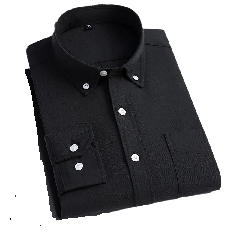 2023 New Spring and Autumn Luxury and Handsome Polo Collar Panel Button Pocket Long Sleeve Non Iron Wrinkle Resistant Shirt