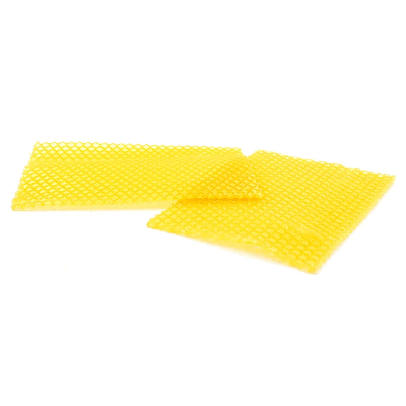 

13*9cm 10pcs Honey Bee Honeycomb Beeswax Foundation Sheets Garden Wax Board Beekeeping Tool