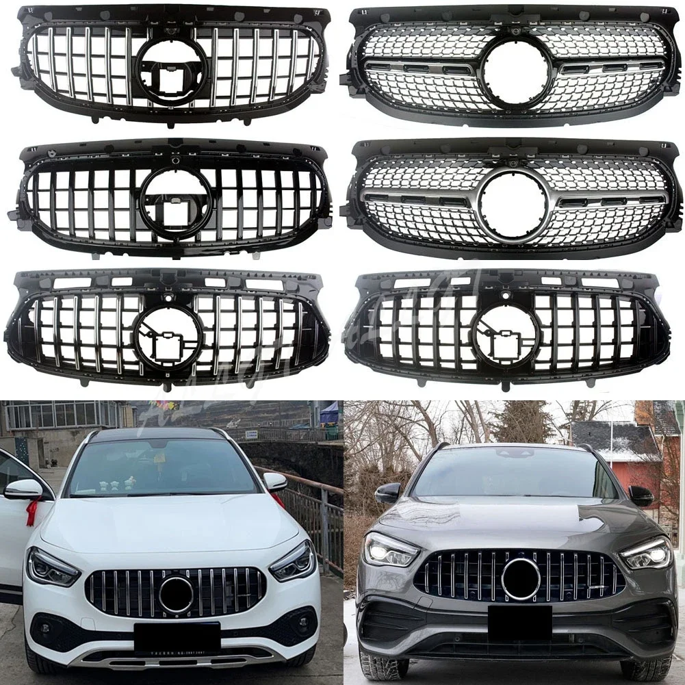 

Car Front Racing Grille Upper Facelift Bumper Grill Fit For Mercedes-Benz H247 GLA- Class 2021 General AMG