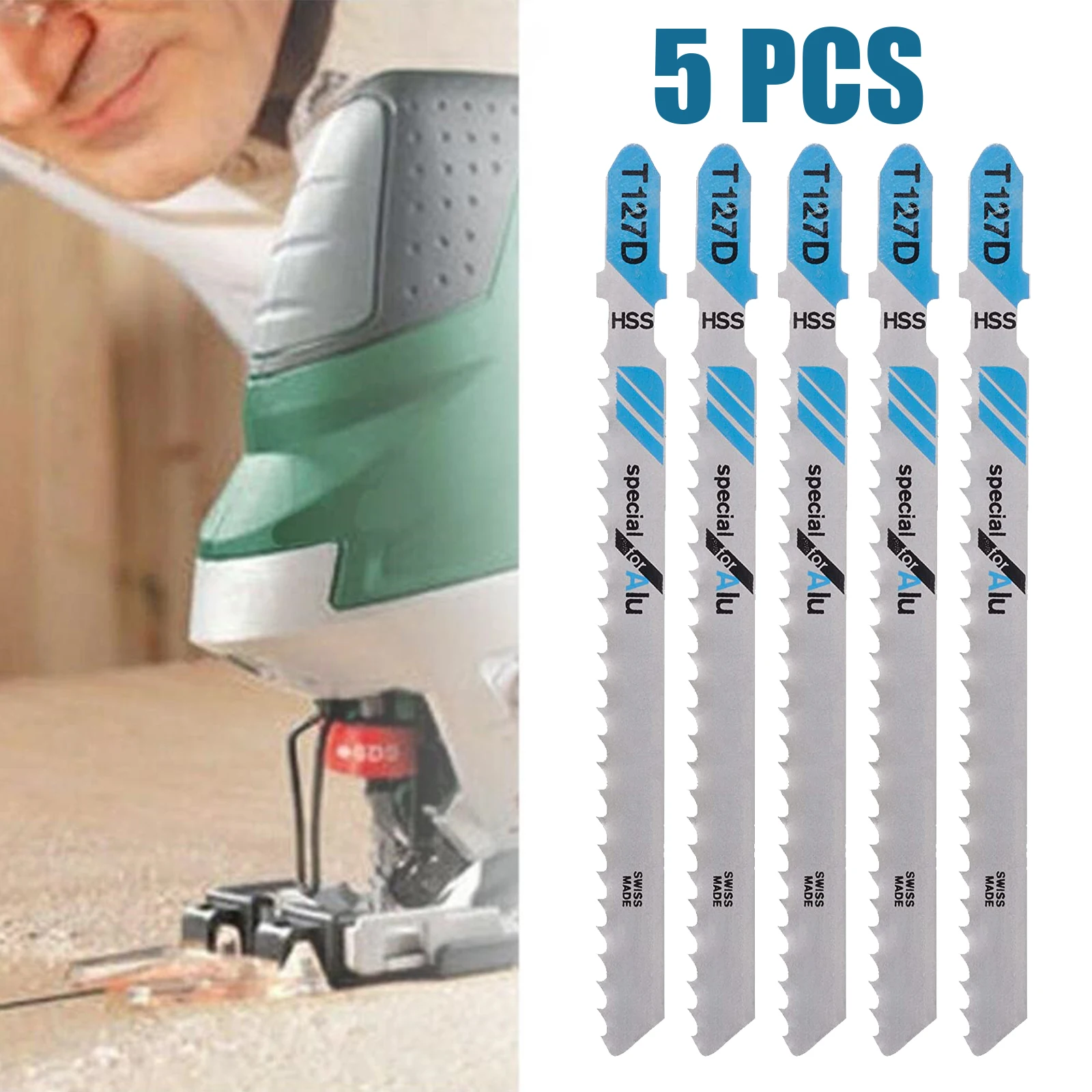 Lama per sega alternativa per la lavorazione del legno parti di utensili elettrici lame per seghetto alternativo lame per seghetto alternativo T127D per Jigsaws con gambo a T in alluminio