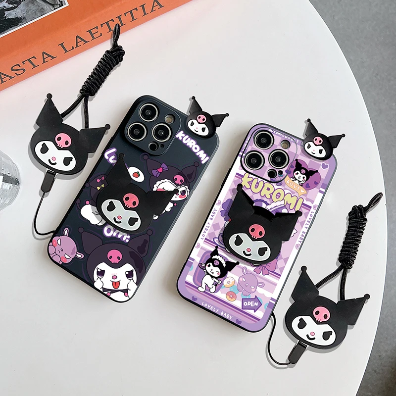 Cute 3D Kuromi Cartoon Tpu Case For Realme C53 C25 C21 C21Y C25Y C20 C51 C12 C15 C30 Note 50 C55 C33 C35 C67 C31 12 Pro Cover