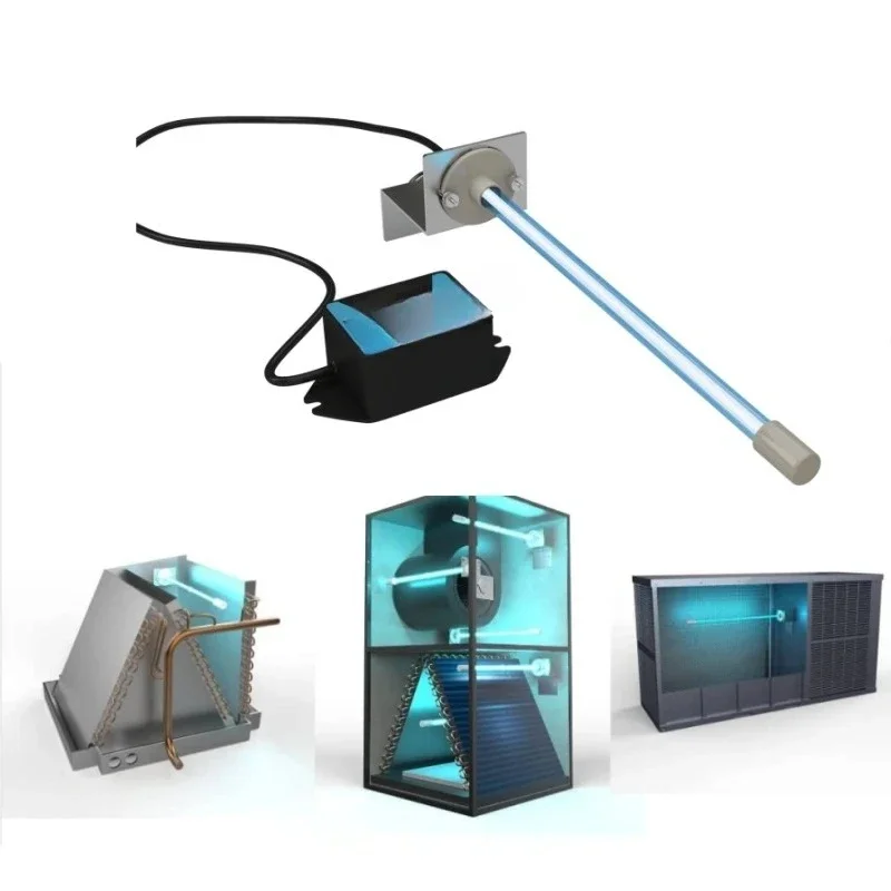 

24V 14-inch HVAC UV Light Bulb for HVAC Coil Systems AC Duct Cleaner with Strong Magnet