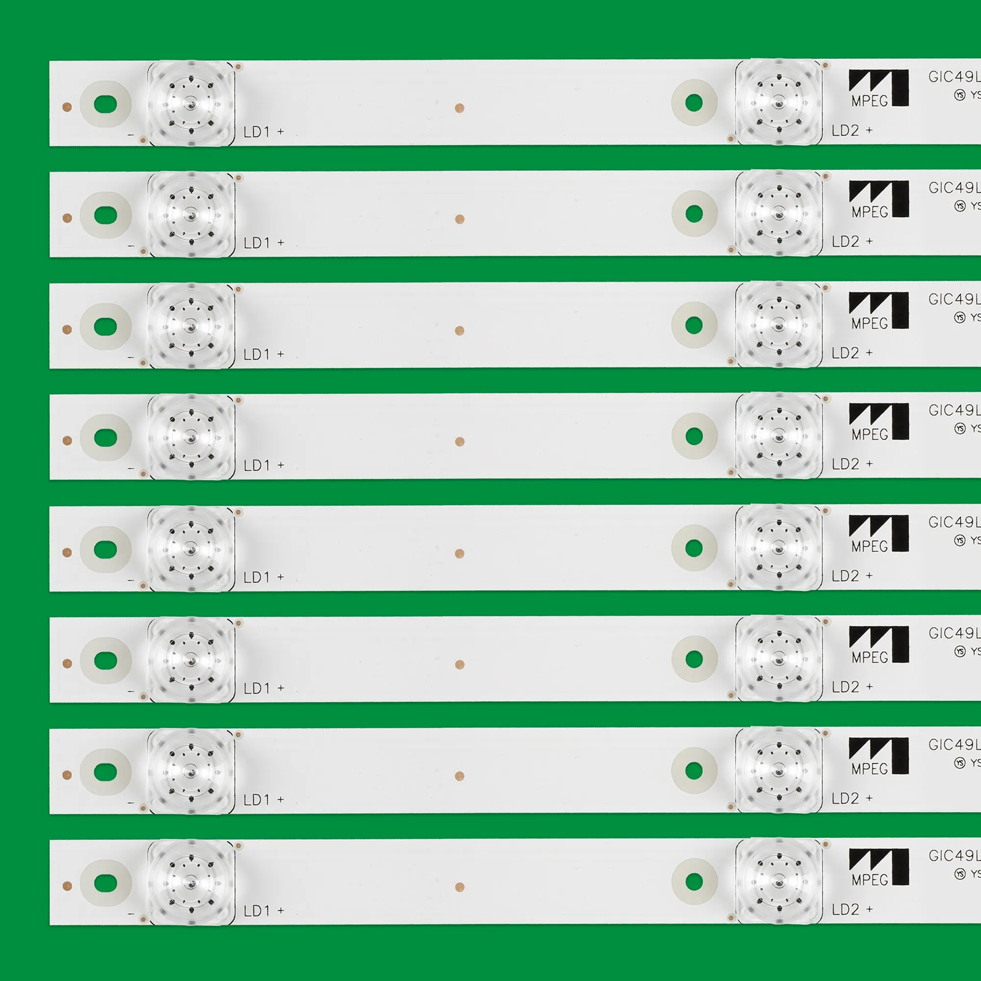 Tira de luces LED de iluminación trasera, accesorio para THOMSON 49UD6596 49UC6306X1 49P3C 49P3F 49A950C LEHUA 49BC7600 GIC49LB29_3030F2.1_V0.1, 4LED