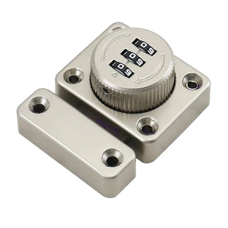 Mechanical Password Lock Rotary Latches Zinc Alloy Cabinet Door Keyless Lock Dropship