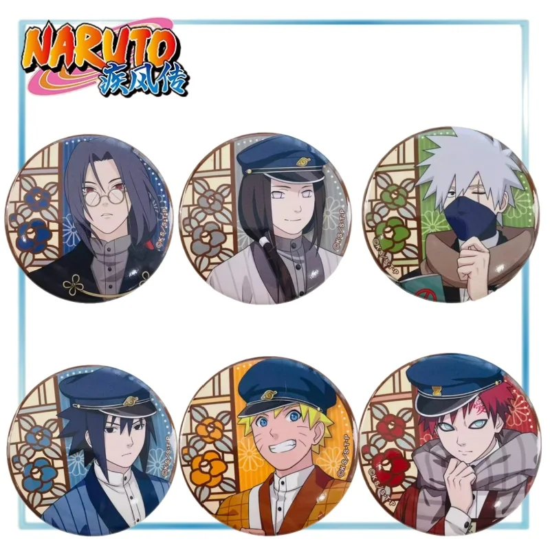 

Официальный Наруто с двойной вспышкой, лазерная радужная пленка, значок, брошь Shoji Sasuke, аниме, коллекция периферийных устройств, праздничный подарок Taniko