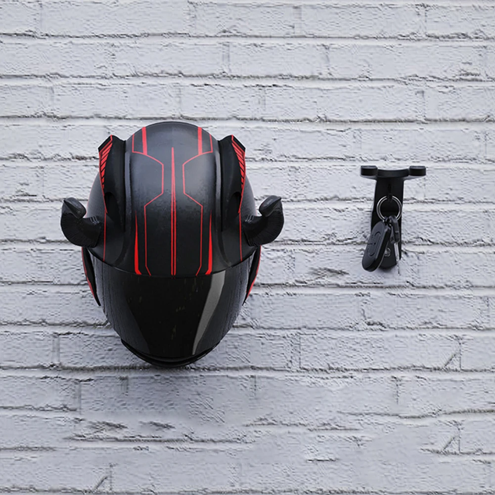 Motorcycle Helmet Hook Racks Home Luggage Jacket Holder Cabinet Shelf Wall Mount Hooks Helmet Display Hanger Stand