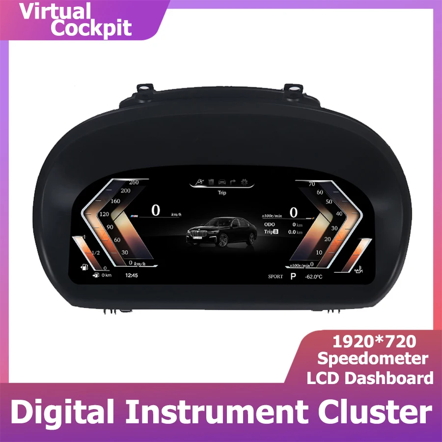 

11'' Digital Virtual Cockpit Instrument Cluster Speedometer For BMW 1 Series E88 E87 E82 E81 LCD Dashboard Panel Tachometer Odo