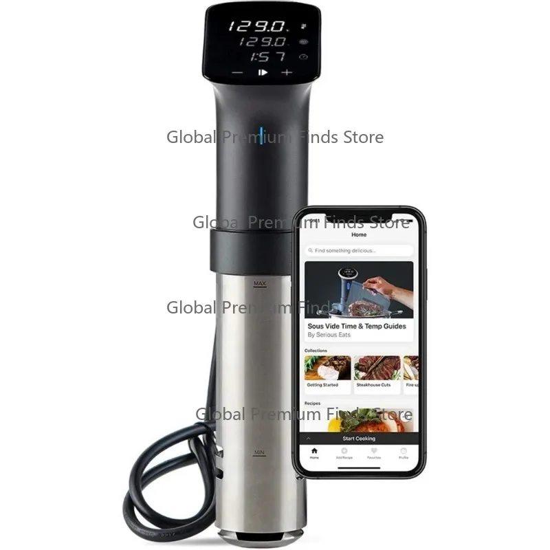 hot sale Innovative design - Anova Culinary Sous Vide Precision Cooker P-ro, 1200 Watts, Black and Silver,2.4