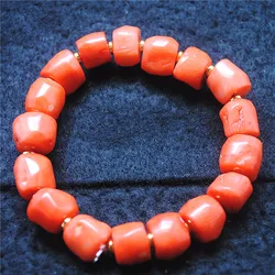 1PC Nature Coral Bracelets With Elastic Wire For Fashion Party Wear Unique Jewelry 18CM Length With Wholesale Price