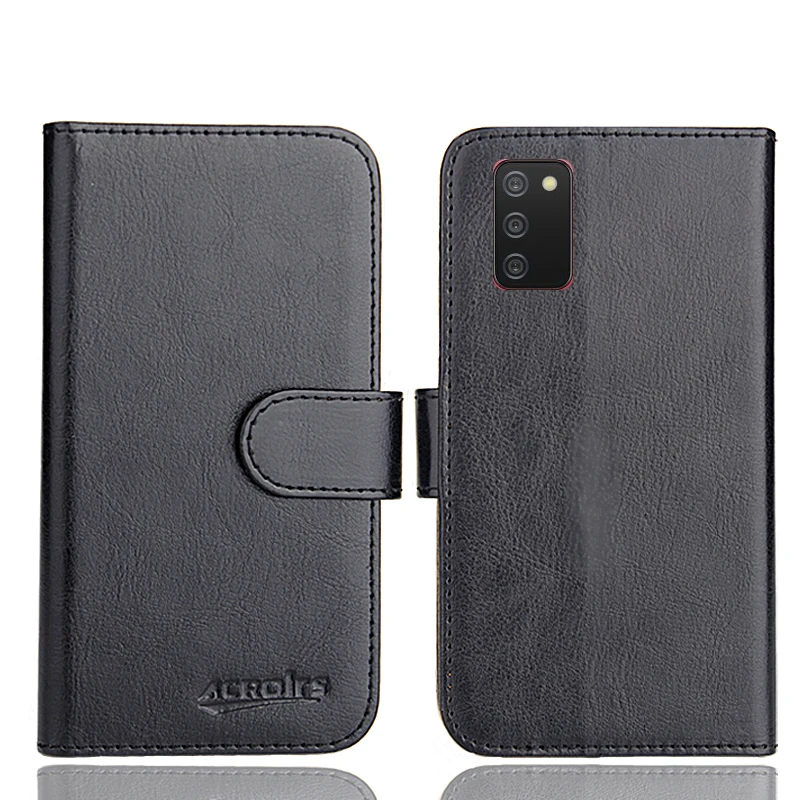 Étui de protection en cuir pour Samsung Galaxy A02, A02s, 6 couleurs, housse spéciale pour téléphone, portefeuille de luxe dédié