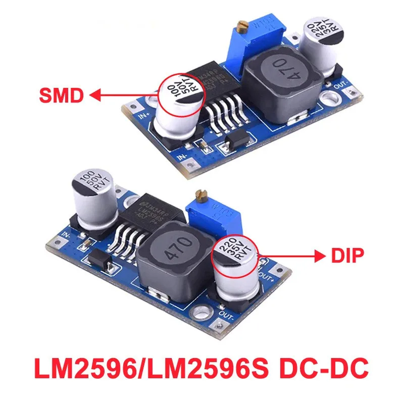 1-10pcs LM2596 DC to DC Buck Converter 3.0-40V to 1.5-35V Power Supply Step Down Module image 6