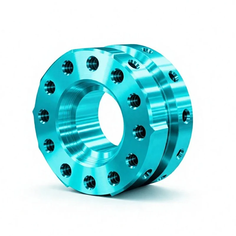 CNC Aluminum Flexible Disc Diaphragm Coupling Flange Type Shaft Coupler for Automation Equipment