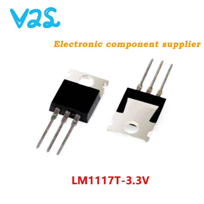 

(10pcs) 100% New LM1117T-3.3V TO220 LM1117-3.3 LM1117T 3.3V LM1117 TO-220