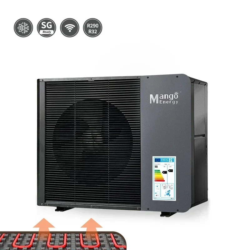 Mango QII pro air-to-water Monoblock Heat Pump 3HP 9KW R32 R290