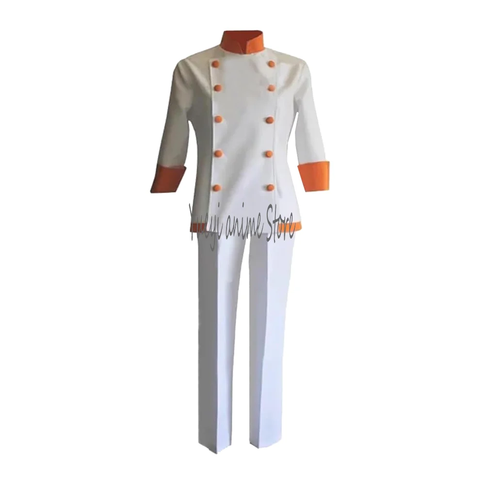 Anime Shokugeki Cosplay Aldini Costume Restaurant Cook Uniform Halloween Christmas Outfit Suit