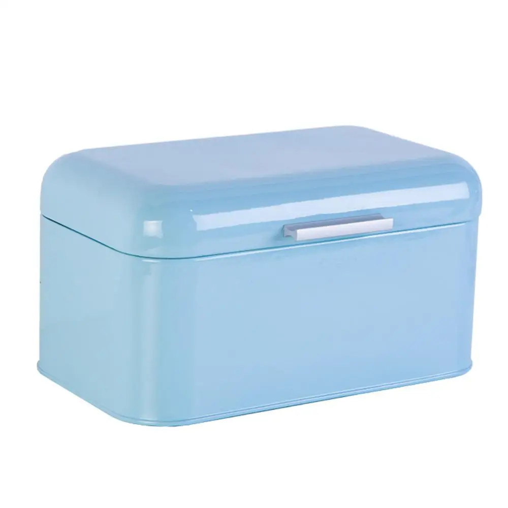 Home Office Metal Storage Box Bread Shape Large Capacity Container Organizer Storage Boxes & Bins Home Storage