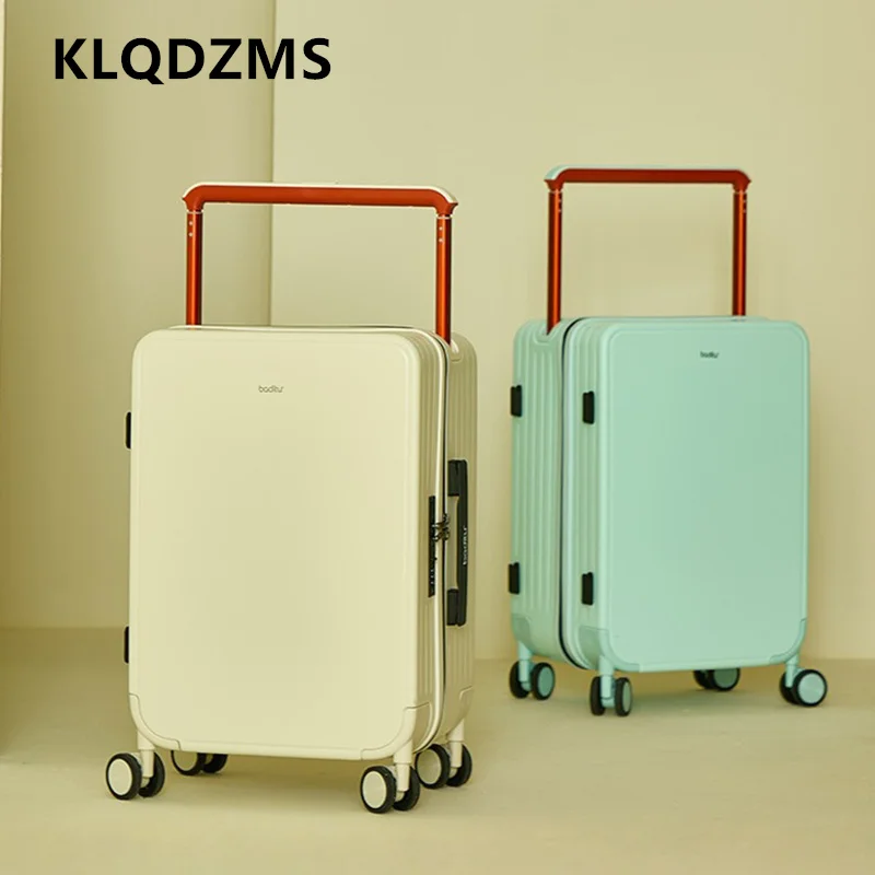 KLQDZMS Carry-on Travel Luggage ABS+PC Boarding Case 18
