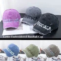 Letter Embroidered Baseball Cap Women Men Spring Summer Curved Brim Hats Unisex Outdoor Sports Hip Hop Hat