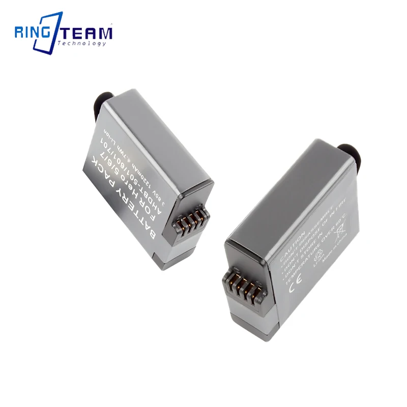 AHDBT-501/AHDBT-601/AHDBT-701 Rechargeable Battery High Capacity for Hero 5 6 7 Black Action Camera