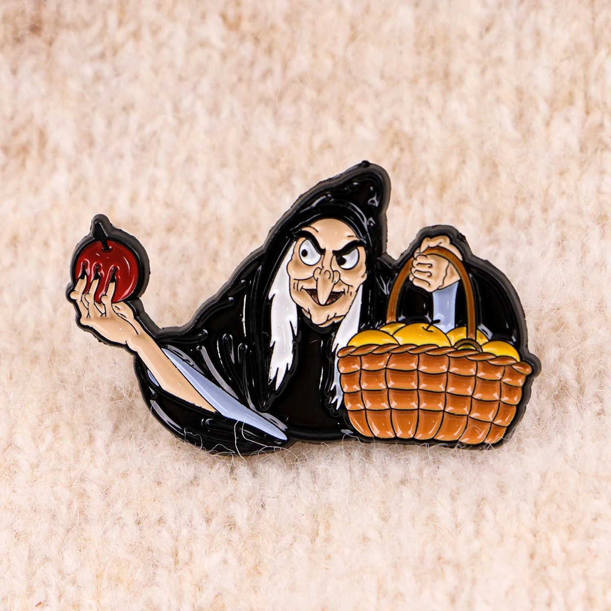 Pin Enamel Penyihir Lucu Bros Kartun Pin Kerah Lencana untuk Ransel Dekorasi Perhiasan Aksesori Cosplay Mainan Hadiah Pesta