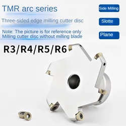 Circular arc milling cutter disc TMR sleeve milling cutter disc installation R3 R4 R5 R6 milling cutter insert