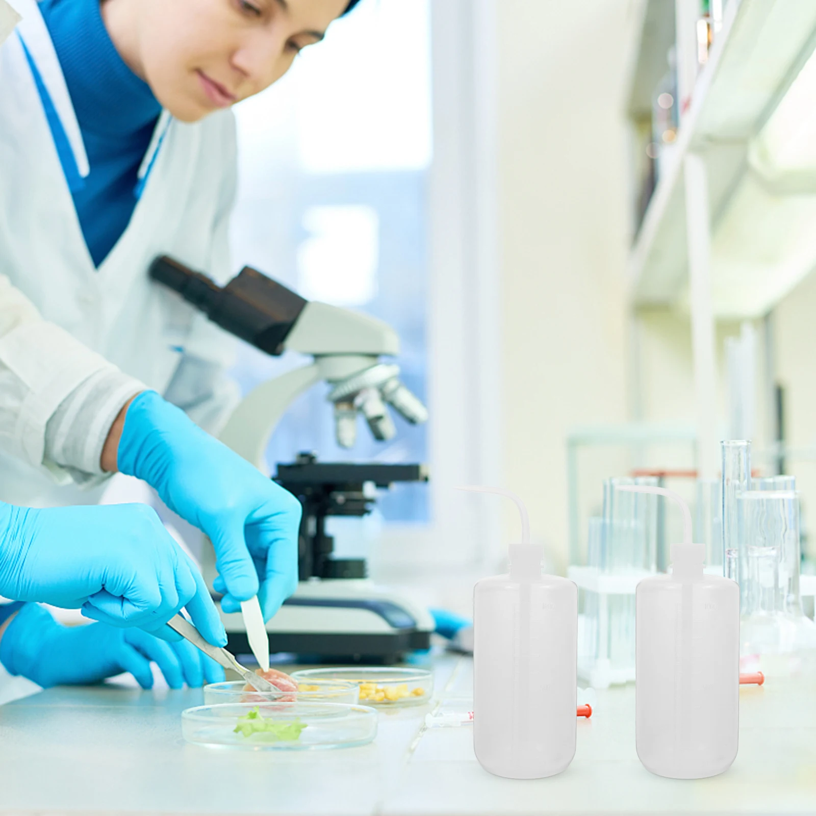 Plastic Cleaning Bottle Dressing Dropper Cactus Plants Waterer Condiment Containers Garden Washer