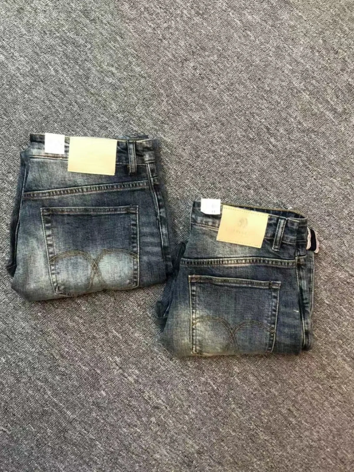 

Мужские джинсы American Sle Medium Retro: прямые, классические, из плотного денима, белые, синие, повседневные, длинные брюки