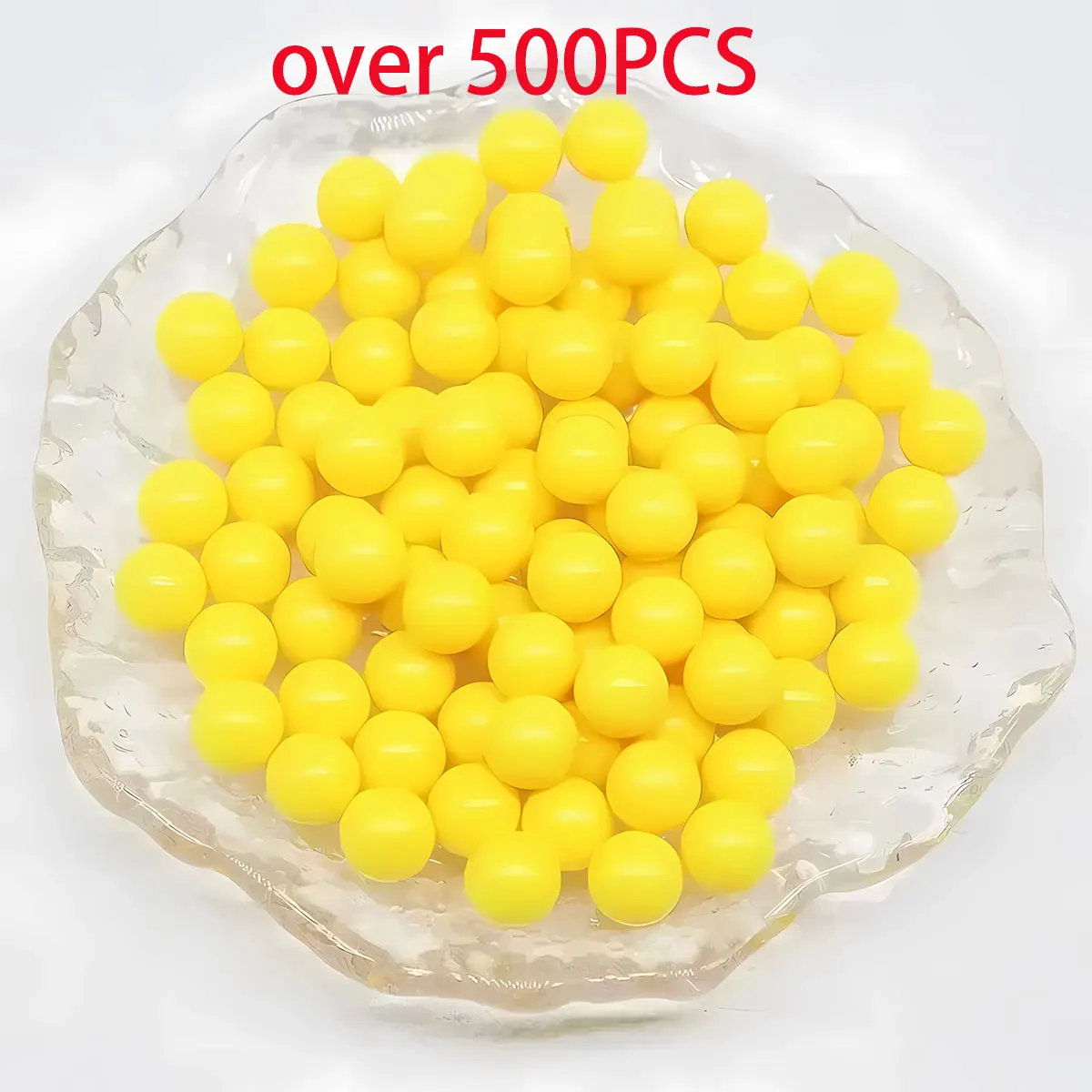 100/200/500/1000/2000 Schuss Jagd- und Schießzubehör 6mm BB Strikeball Gewehr Kunststoff BB Kugeln Gelb Paintball Zubehör