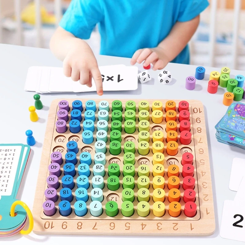 

Interactive Multiplication Game for Kids, Math Learning Toy, Enhances Mathematical Skills