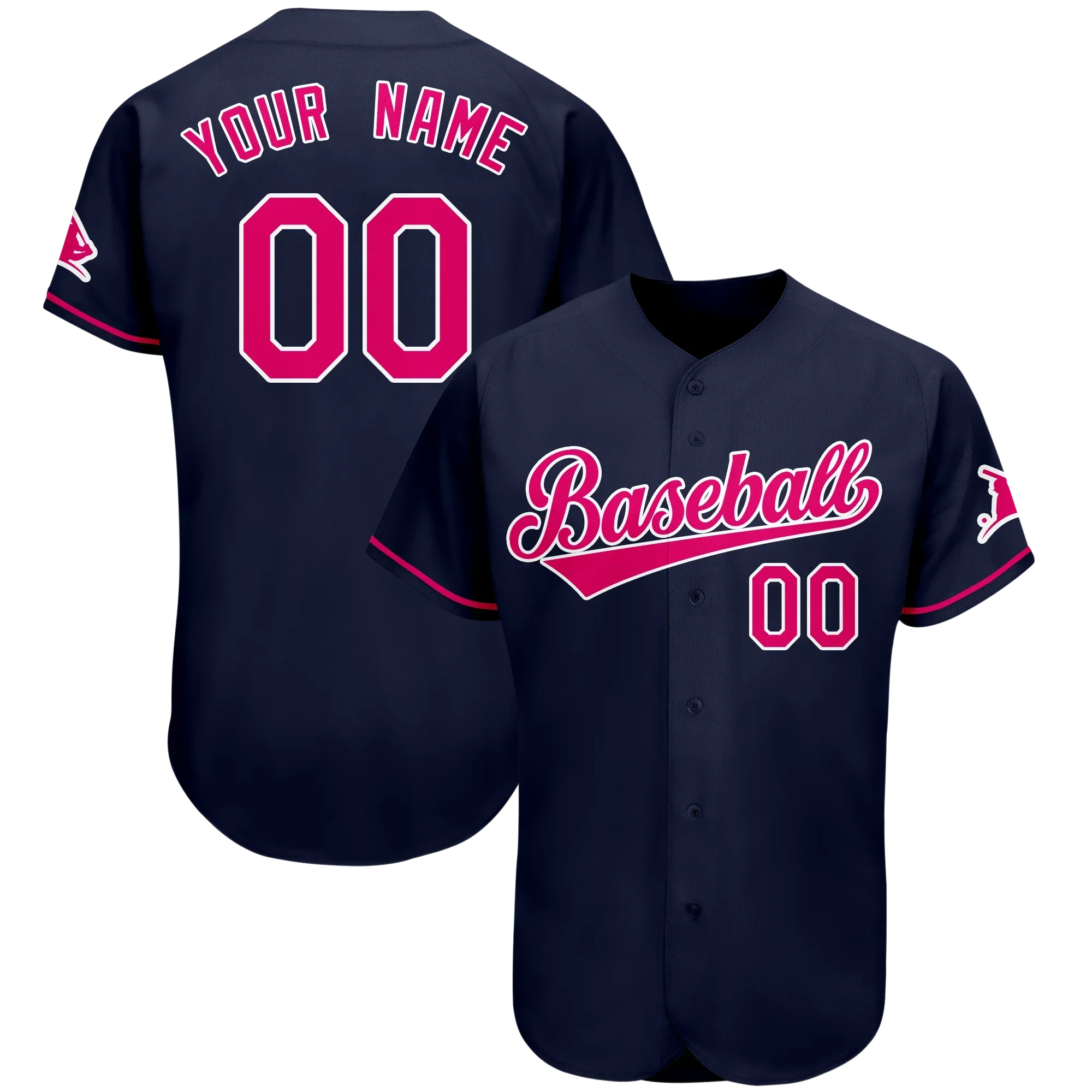 Custom Baseball Jersey Embroider Gradient Print Novel Shirt Professional Softball Competition Training Uniform New Fashion Male