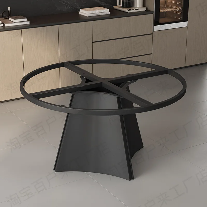 Round dining table base Slate stainless steel round table leg bracket