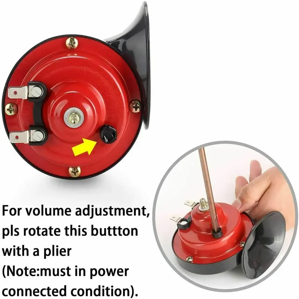 Electric Snail Air Horn Loud Truck Accessory 12V&24V 410Hz Auto Horn Super Loud for Motorcycles Cars Trucks Car Truck Van Pickup view 5