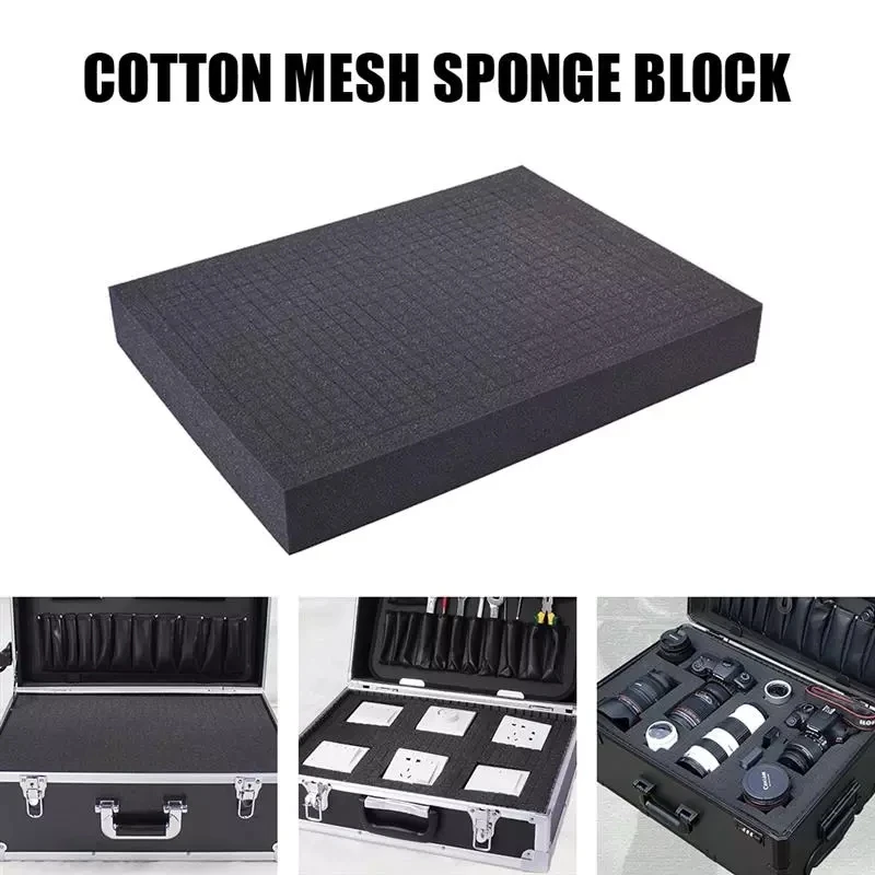 High Density Anti-Cut Foam Hand Tear Plaid Sponge Photography Camera Toolbox Lining Gift Box Packaging Custom Protective Foam