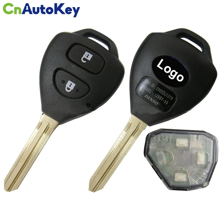 

For Toyota RAV4 2button Remote Key (Europe) 433MHz,4D-67 chip inside 89071-28201 CN007012