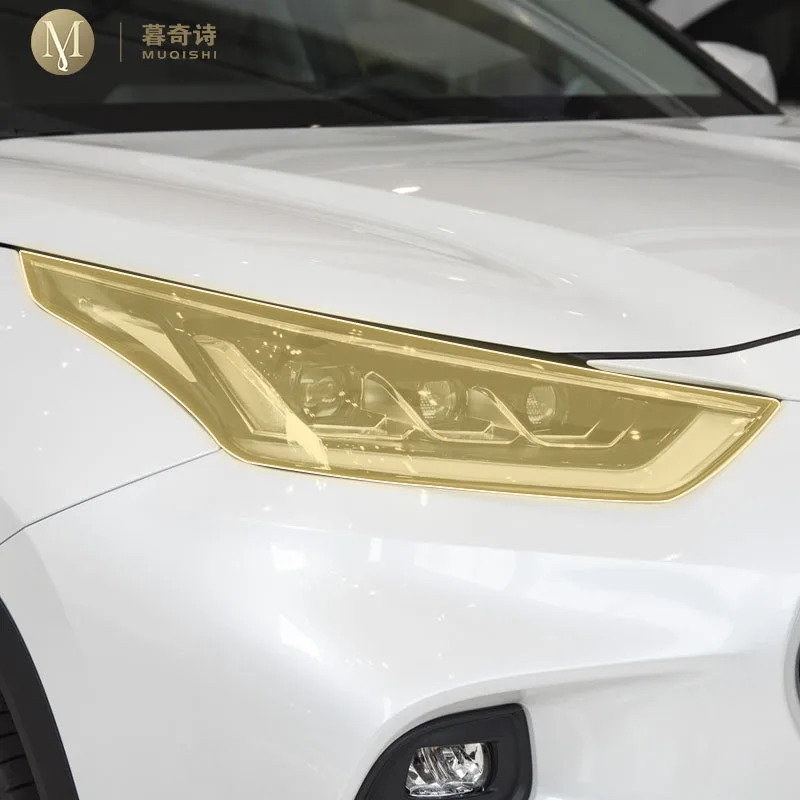 

MUQSHI Pre cutting Car Exterior Headlights PPF transparent protective film TPU scratch resistant For Toyota Highlander 2022-2024