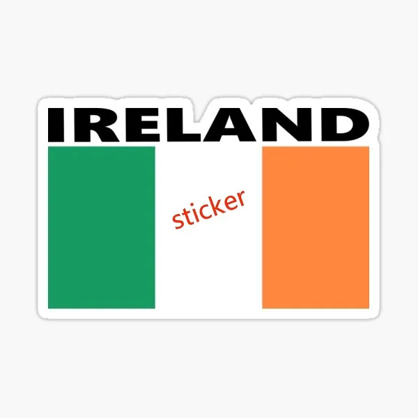 

Ireland Car Sticker Cartoon Motorcycle Trunk Pvc Waterproof Reflective Stickers Sunscreen Waterproof PVC