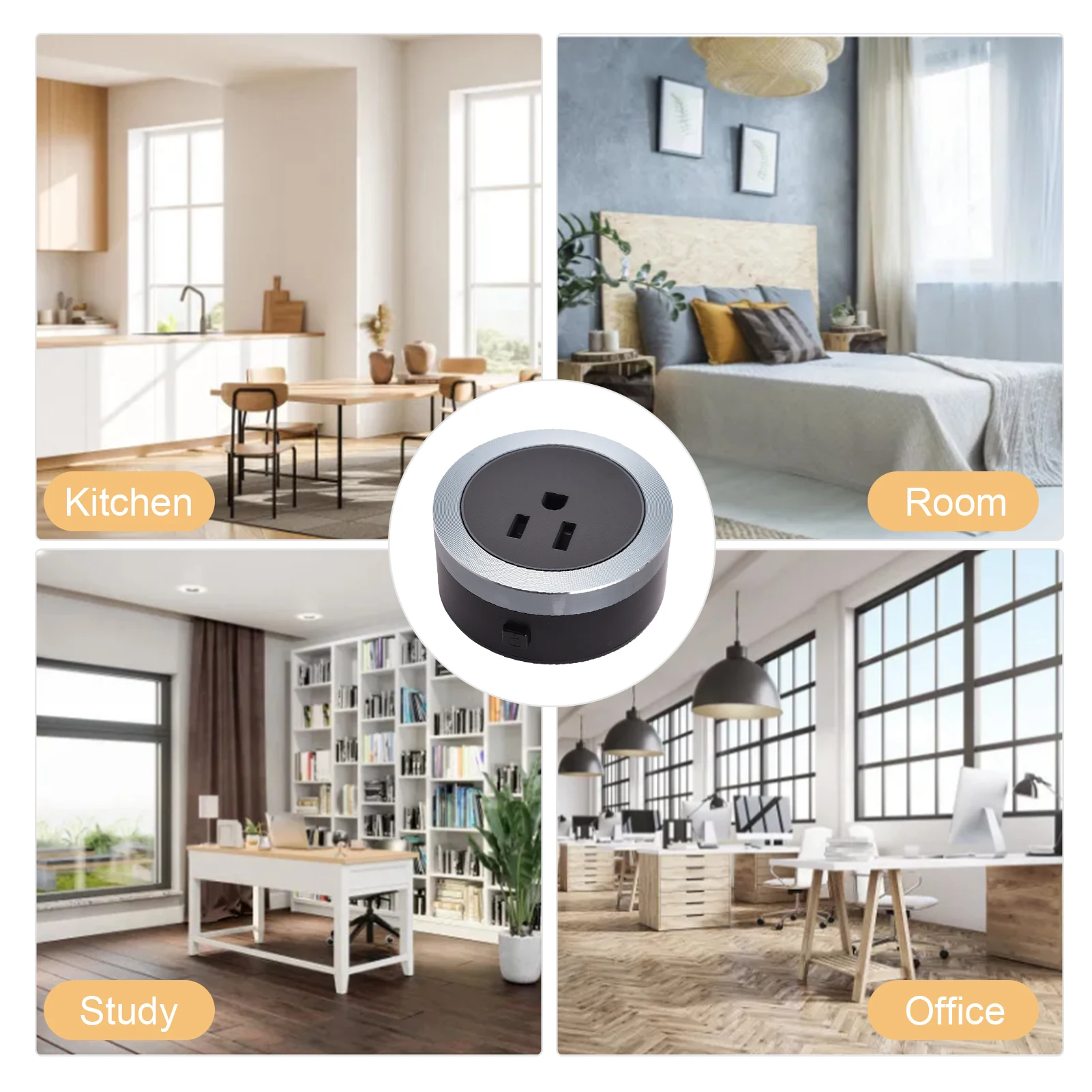 Electric Rail Adapter 3250W Track Adapter Socket Adapter Electric Rail Adapter Easy to Insert and Disassemble