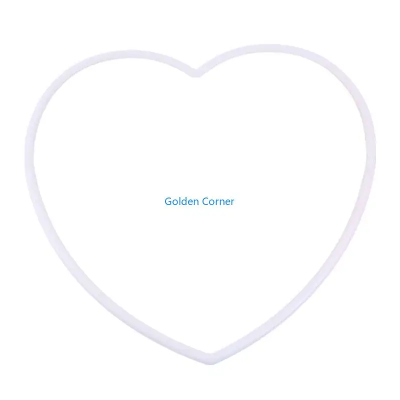 E15D Anéis plástico forma coração