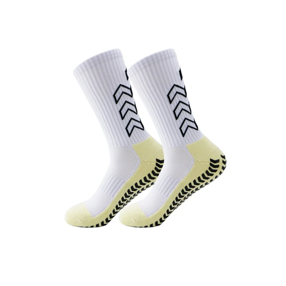 1 Pair Anti Slip Football Socks Non Slip Sports Socks Anti Blister Grip Socks for Men Women