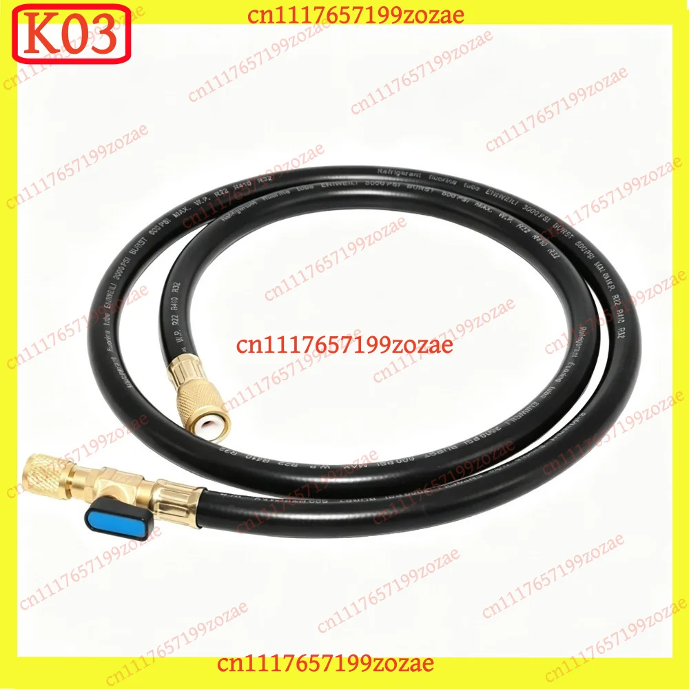 LK Vacuum Suction Pressure-Keeping Pipe 3/8 Inch with Ball Valve for Evacuation, Replacement Parts