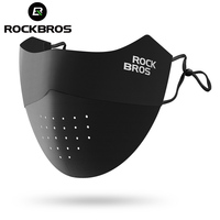 ROCKBROS Cycling Face Mask Men Women Ice Silk Summer Bicycle Mask UV Sun Protection Dustproof Outdoor Travel Running Sports Mask