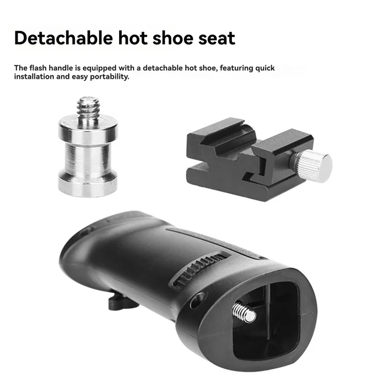 Blitzhalterung FG40 Blitzgriff Universeller rutschfester Blitzgriff Blitzschuh Blitzgriff Handheld Blitzauslöser Lampenfassung Befestigung