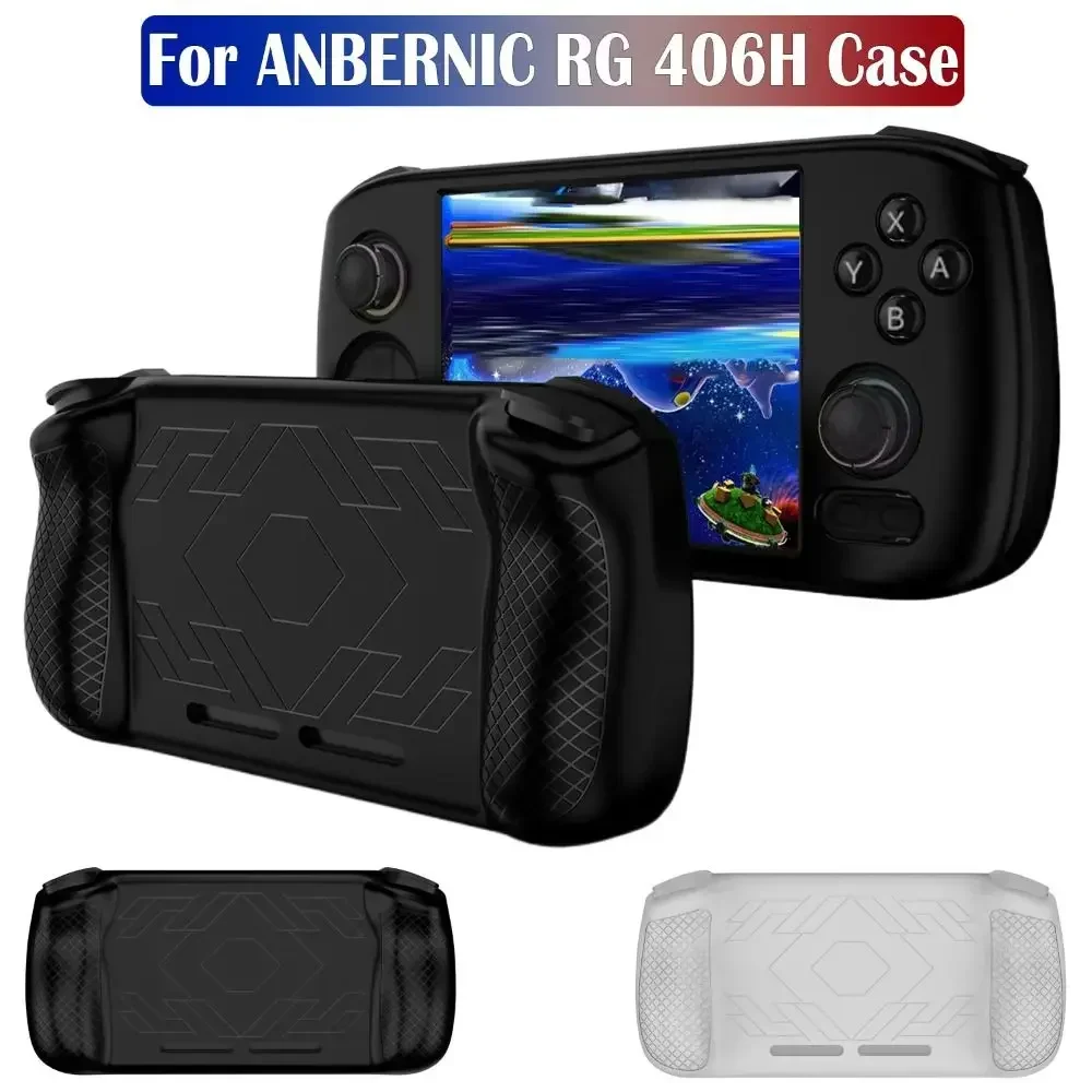 

Для ANBERNIC RG 406H силиконовый защитный чехол для игровых рук, мягкий противоударный чехол, пылезащитный полный защитный корпус консоли,