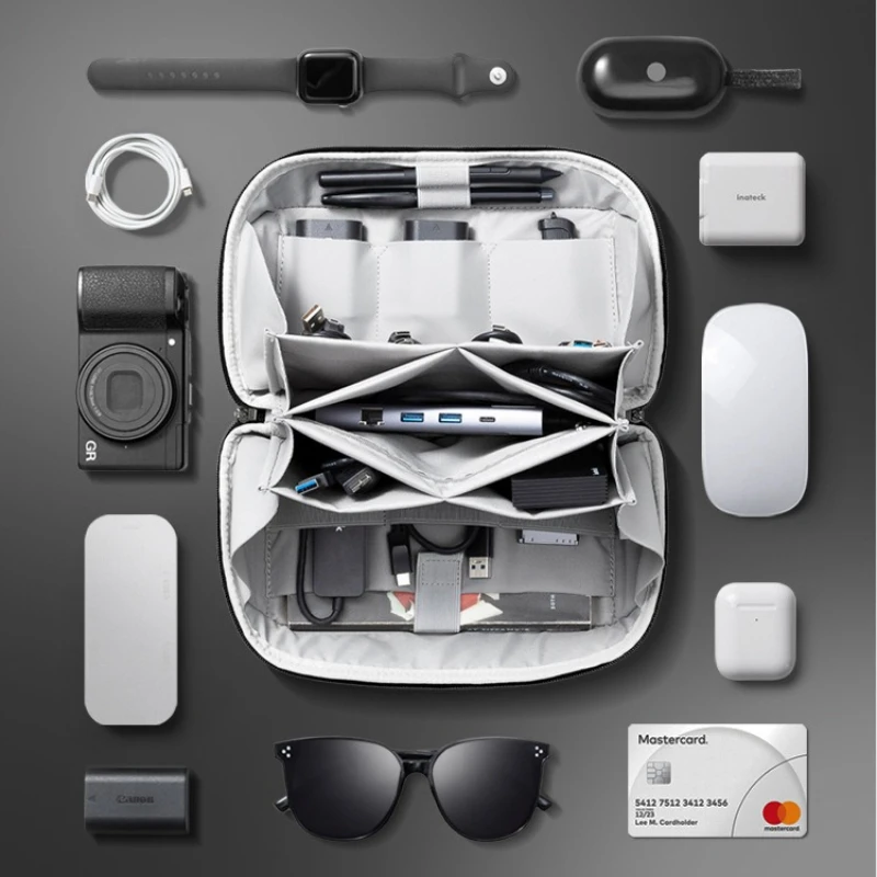 Men's Clutch Digital Storage Bag Case Portable Gadget Bag Travel Organizer