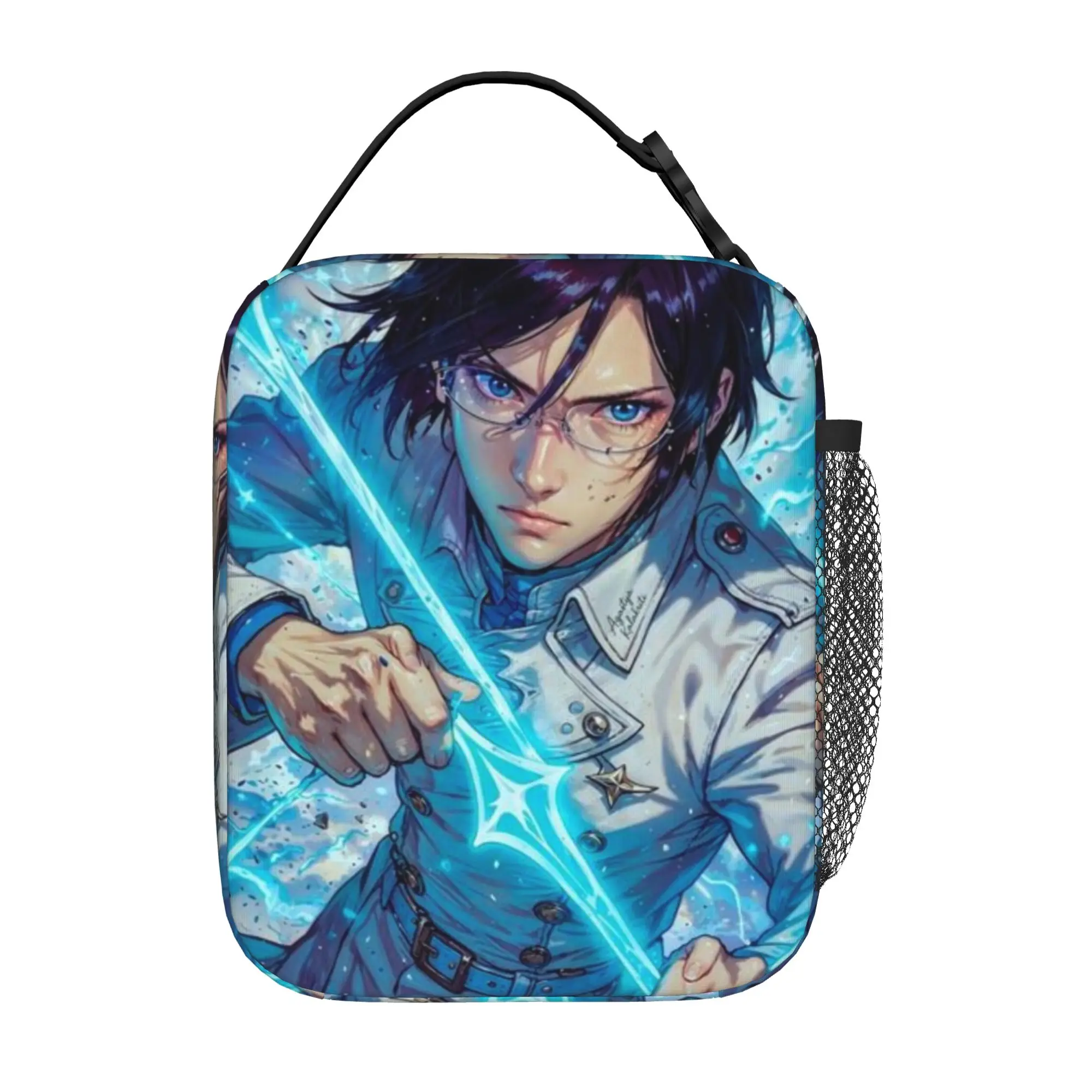 Temporada de regreso a la escuela, Bolsa para el almuerzo Bleach Uryu Ishida (3), bolsa para el almuerzo ligera, personalizada, lavable y fresca
