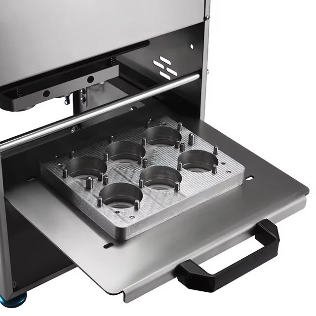 Commercial Automatic Yogurt Cup Sealing Machine for Milk Cheese Soybean Milk Sauce Take-out Yogurt-Multiple Use