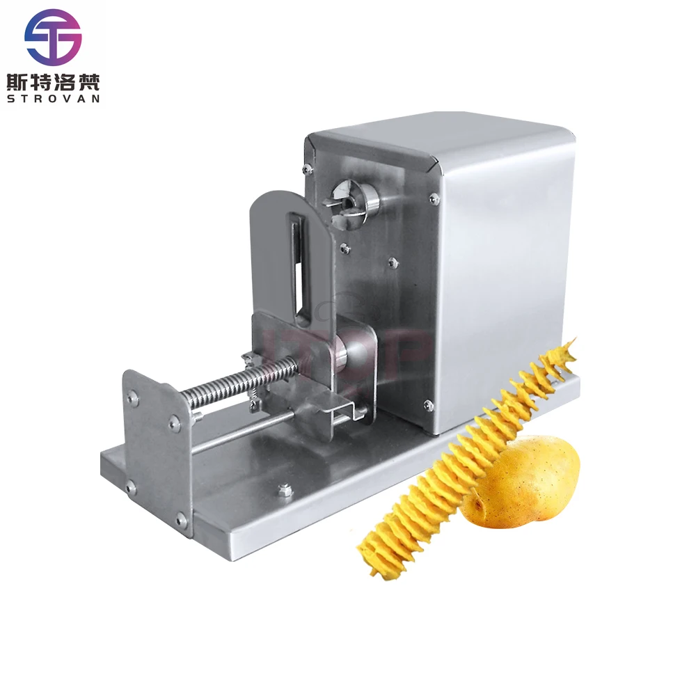 

STLF JW 180-250 шт./ч машина для картофеля Торнадо из нержавеющей стали, машина для резки картофеля Торнадо, машина для изготовления картофельных башней